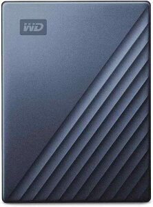 WD �|�[�^�u��HDD 5TB USB Type-C �u���[ My Passport Ultra �Í��� �p�X���[�h�ی� �O�t���n�[�h�f�B�X�N / WDBFTM0050BBL-WESN [���s�A���i]