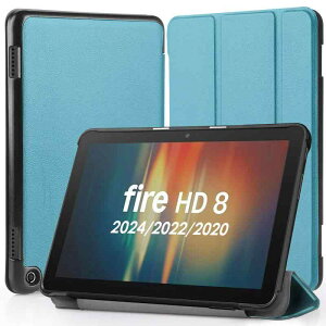Hianjoo Fire HD 8 �Ή� �P�[�X (2024/2020/2022�N���� ��12/10����p) �^�u���b�g�P�[�X Fire HD 8/8 Plus �Ή� �J�o�[ 8�C���` �X�^���h�@�\�t�� �I�[�g�X���[�v�@�\ �S�ʕی�P�[�X �ϏՌ� �C�菝