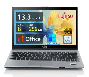 �x�m�� �Ɍy�ɔ�FUJITSU LIFEBOOK U938 13.3�^FHD(1920x1080) / Win11���� / ��8����Core i5-8250U(1.6GHz) / 8GB������ / SSD 128GB / Web�J��������/HDMI/Of