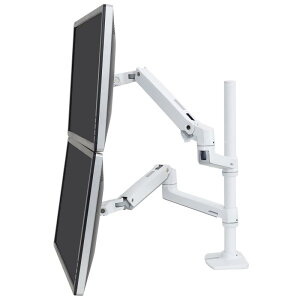 ERGOTRON �G���S�g���� LX ���j�^�[�A�[�� �f�X�N�}�E���g �f���A�� �_�C���N�g ���^ 2��� �V���o�[ 25�C���`(1.8~10.0kg)�܂� VESA�K�i�Ή� 45-489-026