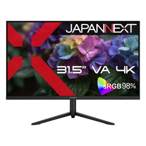 JAPANNEXT 31.5�C���` VA�p�l������ 4K(3840x2160)�𑜓x �t�����j�^�[ JN-V3152UHDR-G HDMI DisplayPort sRGB:98% HDR PIP/PBP �y�z