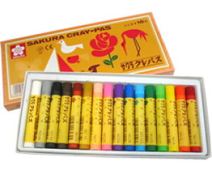 サクラクレパス クレパス太巻 16色