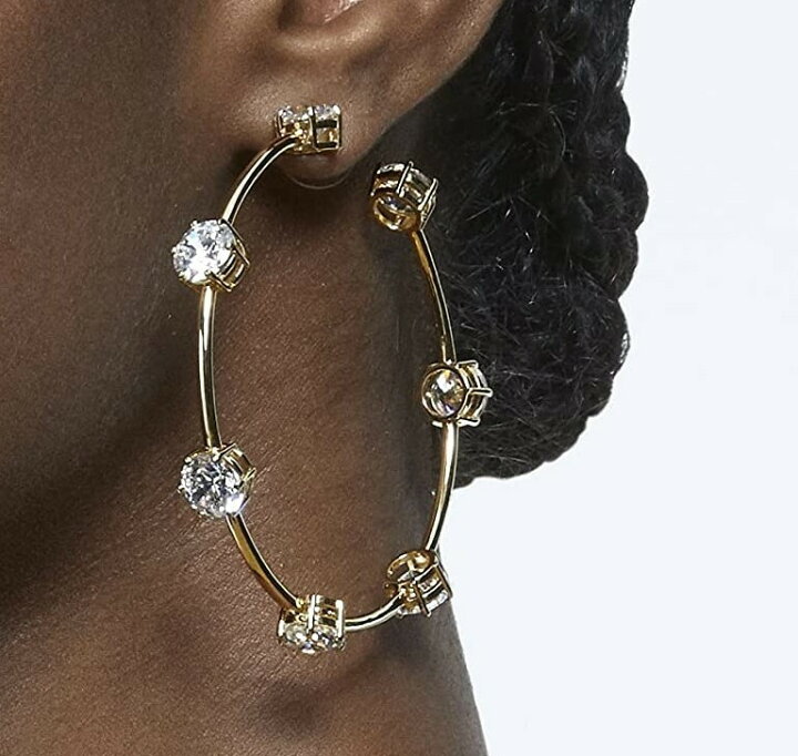 楽天市場】SWAROVSKI ピアス 5622722 スワロフスキーConstella フープ 