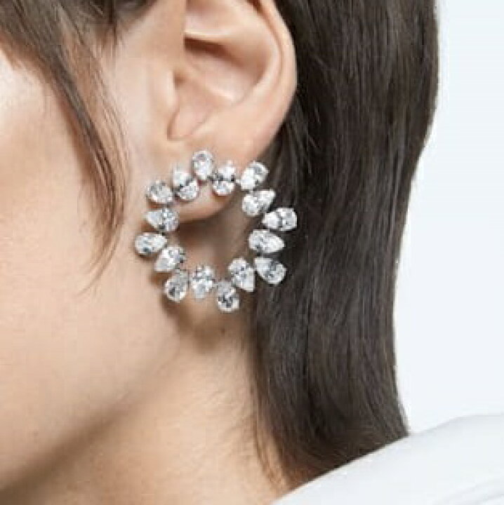 楽天市場】SWAROVSKI ピアス 5601509 スワロフスキー Millenia フープ 