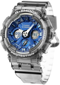 CASIO 腕時計 アナデジ GMA-S120TB-8A シルバー ブルー カシオ G-SHOCK Gショック レディース メンズ 並行輸入品