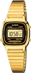 �J�V�I �r���v ���f�B�[�X �S�[���h �V���v�� CASIO LA-670WGA-1 �X�^���_�[�h standard