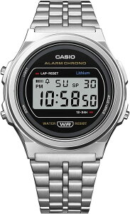 CASIO �r���v�@ A171WE-1A�@�J�V�I�X�^���_�[�h�@���s�A���i�@�����Y ���f�B�[�X �N���V�b�N �N�I�[�c �f�W�^�� �ۊ� ���E���h ���^�� �V���o�[ �u���b�N �@���s�A���i�X�|�[�e�B�@�r�W�l�X�@