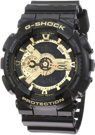 CASIO 腕時計　GA-110GB-1A　 G-SHOCK 　ジーショック　メンズ 海外モデル　　ブラック　ゴールド　ハイパーカラーズ　アナデジ　ウォッチ　並行輸入品　 　クオーツ 　スポーティ　ビジネス　防水　記念日　プレゼント