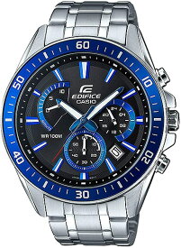 CASIO 腕時計　EFR-552D-1A2　EDIFICE ブルー ディフィス クロノグラフ　ブルー　シルバー　並行輸入品　クオーツ 　スポーティ　ビジネス　防水　記念日　プレゼント