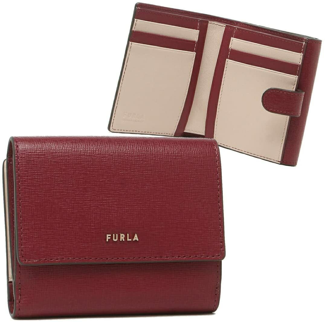 フルラ（FURLA）のミニ財布が、入荷しました。 [フルラ]ミニ財布  FURLA PCY8UNO-B30000-0037S レザー 二つ折り財布 CILIEGIA レッド ブランドロゴ 小銭入れ付き 並行輸入品  通勤 通学