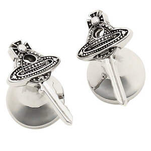 BBAEGXgEbh JtX ANZT[ MAN VITALIJA CUFFLINKS ANTIQUE PLATINUM BLACK 65030005 02P108 Vo[ Y VIVIENNE WESTWOOD sAi