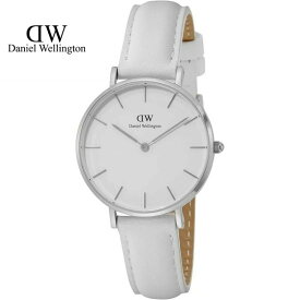 Daniel Wellington 腕時計　DW00100190　ダニエルウェリントン Classic Petite Bondi　メンズ レディース 並行輸入品　 北欧　32mm　ホワイトフェイス　シルバーケース　ホワイトレザーベルト　アナログ　スポーティ ビジネス　ユニセックス　記念日　プレゼント