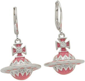 Vivienne Westwood�@�s�A�X�@62020072-W166�@ARETHA ORB EARRINGS�@�@�s���N�@�V���o�[�@�t�b�N�f�U�C���@�@���s�A���i�@�v���[���g �L�O�� �a���� �A�j�o�[�T���[