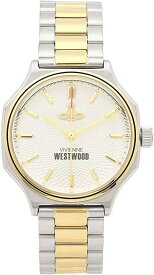Vivienne Westwood 腕時計 VV227SLGD　ヴィヴィアンウエストウッド　ビビアン メンズ　レディース ツートーン　 38mm ローズゴールド 　シルバー　 ファッションウォッチ ビジネスシーン デイリー プレゼント 並行輸入品