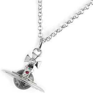 Vivienne Westwood�@�l�b�N���X�@63020097-02P019�@NEW TINY ORB �^�C�j�[�I�[�u �y���_���g �V���o�[�@�}���`�N���X�^���@���f�B�[�X ���C���X�g�[���@�@���s�A���i�@�v���[���g �L�O�� �a���� �A�j�o