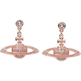 Vivienne Westwood　ピアス　6262020025-G120　ヴィヴィアン・ウエストウッド　MINI BAS RELIEF DROP EARRINGS　ミニバスレリーフ　 レディース　ピンクゴールド　ラインストーン　　並行輸入品　プレゼント 記念日 誕生日 アニバーサリー