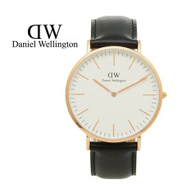 Daniel Wellington 腕時計　DW00600007　ダニエルウェリントン メンズ レディース 並行輸入品　 北欧　40mm　ブラックベルト　ローズゴールドケース　アナログ　スポーティ ビジネス　ユニセックス　記念日　プレゼント