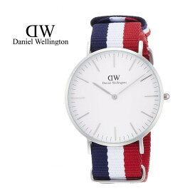 Daniel Wellington 腕時計　0203DW　ダニエルウェリントン メンズ レディース 40mm 並行輸入品　Classic Cambridge 北欧　ネイビーレッドホワイト　アナログ　スポーティ ビジネス　ユニセックス　記念日　プレゼント