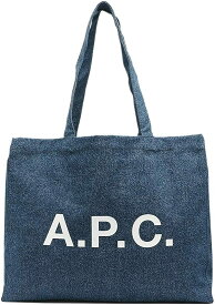 A.P.C. トートバッグ M61443-COETK-IAL　 アーペーセー　デニム　ネイビー　バッグ　並行輸入品　ユニセックス　エコバッグ　通学