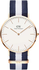 ダニエルウェリントン 腕時計 メンズ CLASSIC GLASGOW オフホワイト ブルー DW00100004 Daniel Wellington