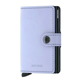 セクリッド カードケース minimatt-libk 財布 メンズ ライラック ブラック　シンプル ミニウォレット Secrid Mini Wallet Mini Matte Lilac-Black 　 並行輸入品