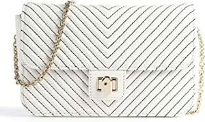 FURLA �V�����_�[�o�b�O�@WB00631-A.0149-01B00�@�t�����|�b�v �X�^�[ �~�j �N���X�{�f�B �o�b�O �i�b�p ���U�[ �z���C�g �L���e�B���O�@�S�[���h�`�F�[���@�΂߂����@���s�A���i�@�ʋ΁@�ʊw