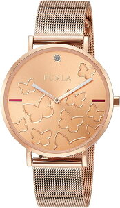 FURLA �@�r���v�@R4253113501�@ �t�����@GIADA BUTTERFLY�W���[�_�@�o�^�t���C�@36mm �N�H�[�c �S�[���h�P�[�X�@�S�[���h�x���g ���f�B�[�X ���s�A���i�@�v���[���g�@�L�O���@�N�H�[�c