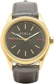 FURLA 　R4251101501　腕時計 フルラ EVA エヴァ 35MM クォーツ メタリックブラック レザーベルト レディース 並行輸入品　プレゼント　記念日　クォーツ
