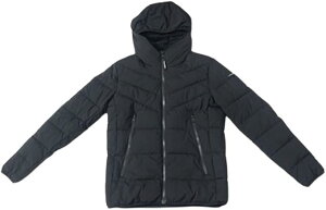 JoNC _E Hooded Stretch Jacket CM155201 EBONY ubN LTCY Y Calvin Klein