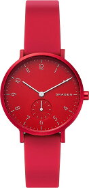 SKAGEN スカーゲン 腕時計 レッド シンプル メンズ レディース SKW2765 ウォッチ
