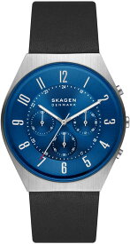 スカーゲン 腕時計 メンズ ブラック ブルー クオーツ クロノグラフ SKAGEN SKW6820 Grenen Chronograph
