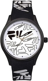 FILA　腕時計 38-129-205　フィラ　ブラック　ウォッチ メンズ レディース ユニセックス ホワイト プレゼント クオーツ 並行輸入品　スポーティ　ビジネス　防水　記念日　プレゼント