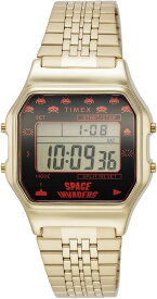 タイメックス 腕時計 メンズ Space Invaders ブラック ゴールド TW2V30100 TIMEX