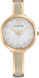 スワロフスキー 腕時計 crystalline Delightシリーズ 5642218 ゴールド グレー シンプル クオーツ レディース SWAROVSKI