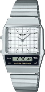 �J�V�I �r���v �����Y CASIO CLASSIC �z���C�g �V���o�[ AQ-800E-7A CASIO