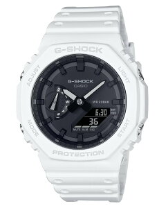 �J�V�I �r���v �����Y G- SHOCK �u���b�N �z���C�g GA-2100-7A CASIO