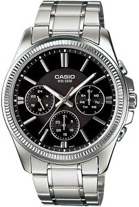 �J�V�I �r���v CASIO STANDARD MTP-1375D-1A �V���o�[ �u���b�N �����Y CASIO