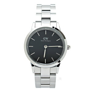 �_�j�G���E�F�����g�� �r���v ���f�B�[�X Iconic Link �u���b�N �V���o�[ DW00100206 Daniel Wellington ���s�A���i