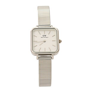 Daniel Wellington rv@DW00100521@_jGEFg QUADRO STUDIO@22mm×22mm@zCgtFCX@fB[X EHb` Vo[ XNGA@k@Vo[bVxg@Vo[P[X@