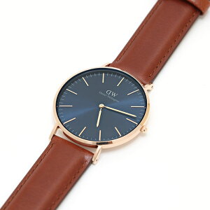 �_�j�G���E�F�����g�� �r���v �����Y CLASSIC ST MAWES ARCTIC �f�B�[�v�u���[ �u���E�� DW00100626 Daniel Wellington ���s�A���i