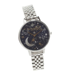 OLIVIA BURTON �I���r�A�o�[�g�� OB16GD64�@�Z���X�e�B�A�� �l�C�r�[�T�����C �S�[���h �V���o�[ �u���X���b�g 34mm�@���f�B�[�X ���s�A���i�@�v���[���g�@�L�O���@�N�H�[�c