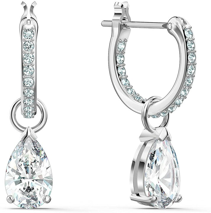 楽天市場】SWAROVSKI スワロフスキーAttract Pear Mini クリスタル フープピアス 5563119 イヤリング 記念日 プレゼント 誕生日 アニバーサリー : ラプラージュ 楽天市場店