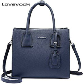 【LOVEVOOK】ハンドバッグ レディース 通勤 に最適な小さめサイズ Blue