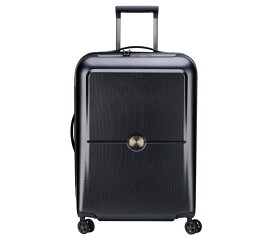 旅行に‼DELSEY デルセー スーツケース 162181000 TURENNE　Mサイズ　68L BLACK 　黒　鏡面加工 軽量化 丈夫 キャリーケース ハードキャリーケース キャリーバッグ