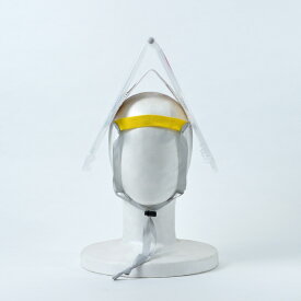 ラッキーベル A4シェルタータフ フリーサイズ 透明 クリアカラー ポリプロピレン 防災ヘルメット