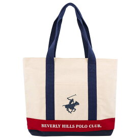 BEVERLY HILLS POLO CLUB ビバリーヒルズポロクラブ トートバッグ BHC003 TOTO レディース 女性 鞄 かばん カバン IV/NA/NA アイボリー×ネイビー×ネイビー