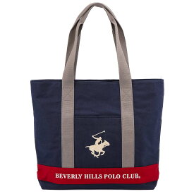 BEVERLY HILLS POLO CLUB ビバリーヒルズポロクラブ トートバッグ BHC003 TOTO レディース 女性 鞄 かばん カバン NA/GR/WH ネイビー×グレー×ホワイト