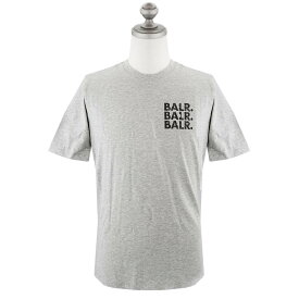 BALR. ボーラー Tシャツ 半袖 B10065 triple athletic t-shirt 男性 メンズ トップス クルーネック カジュアル スポーティー Grey グレー