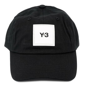 Y-3 ワイスリー キャップ ベースボールキャップ HF2143 Y-3 SQL CAP メンズ 男性 レディース 女性 ユニセックス 男女兼用 スクエアラベルキャップ YOHJI YAMAMOTO ヨウジヤマモト adidas アディダス 帽子 BLACK ブラック