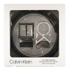 Calvin Klein カルバンクライン ベルト 11CK020022 2 PIECE BOXED BELT SET WITH REVERSIBLE メンズ セット リバーシブル BLACK BROWN ブラック/ブラウン